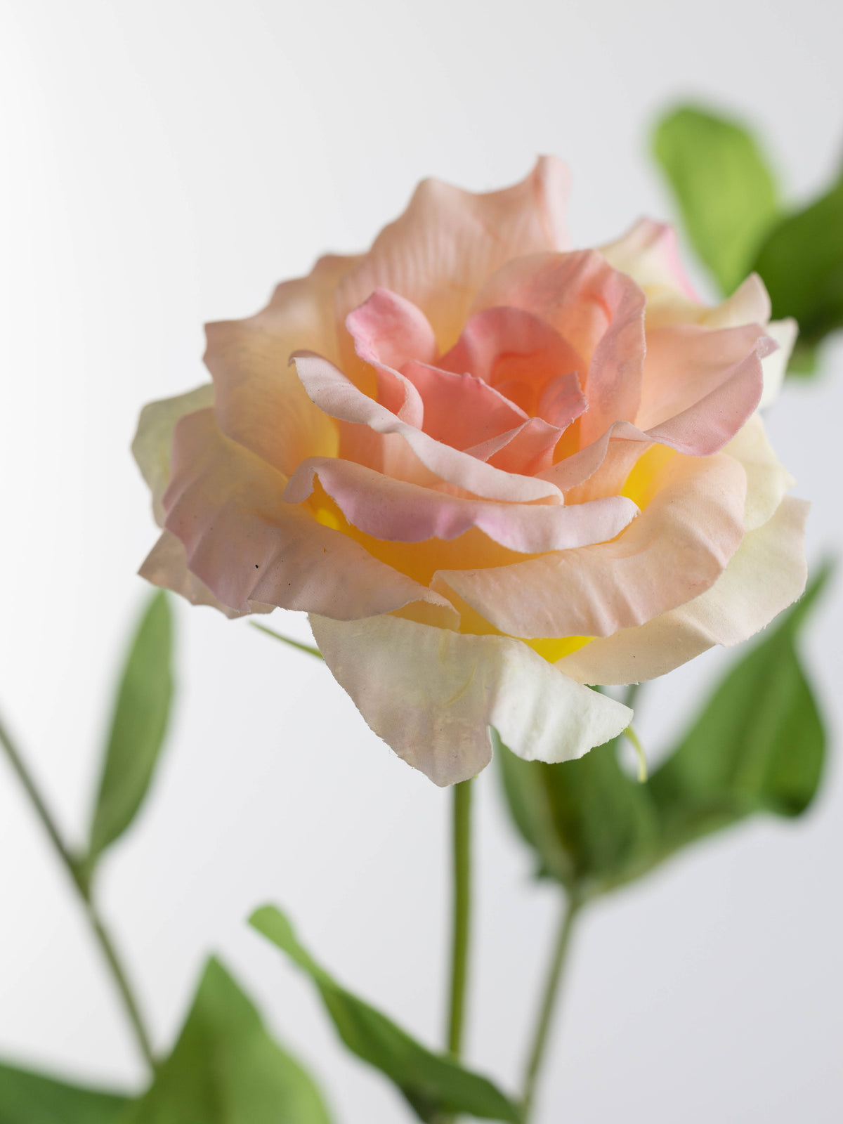 Real Touch Coral Pink Lisianthus